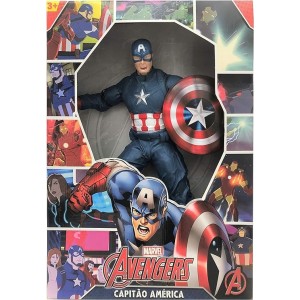 BONECO CAPITÃO AMERICA REVOLUTION - MIMO TOYS
