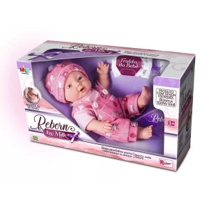 BONECA REBORN BY MILK MENINA MILK BRINQUEDOS REF 622