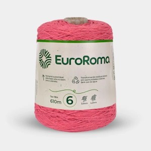 BARBANTE EUROROMA COLORIDO 4/6 - 600 G - 610 M. / MELANCIA